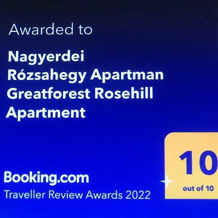 Greatforest Rosehill 1 Apartman Debrecen Buitenkant foto