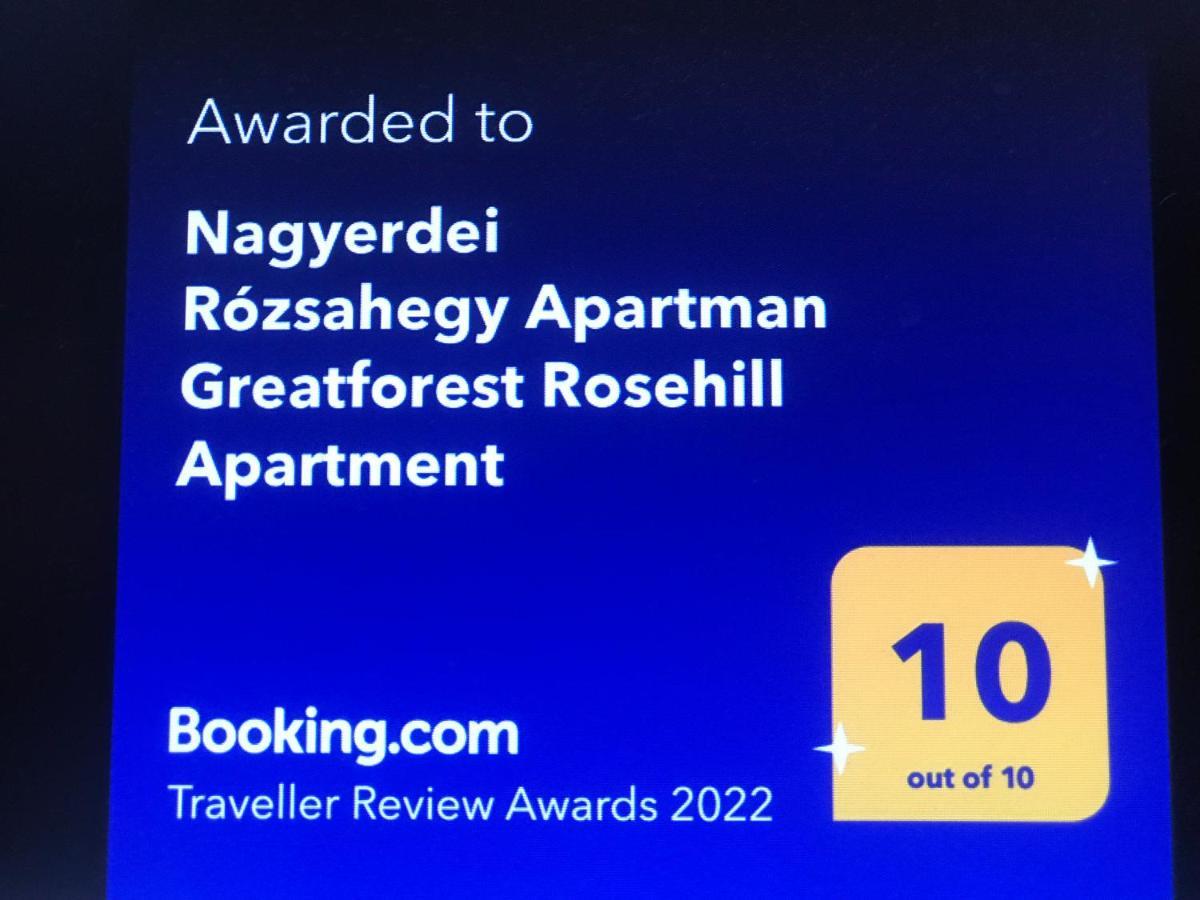 Greatforest Rosehill 1 Apartman Debrecen Buitenkant foto